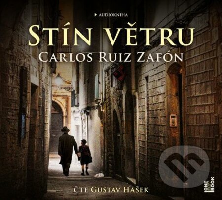 Audiokniha: Stín větru (Carlos Ruiz Zafón). OneHotBook, 2020 Audiokniha: Stín větru (Carlos Ruiz Zafón). OneHotBook, 2020