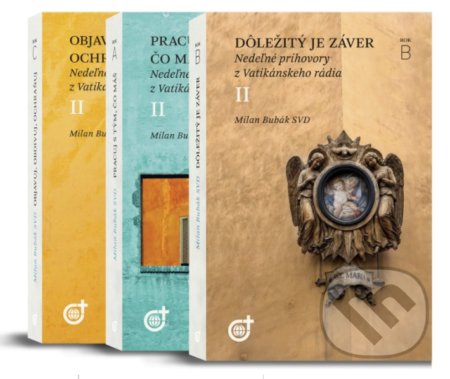 Kniha: Nedeľné príhovory z Vatikánskeho rádia II. (kolekcia 3 kníh) (Milan Bubák). Spoločnosť Božieho Slova, 2020 Kniha: Nedeľné príhovory z Vatikánskeho rádia II. (kolekcia 3 kníh) (Milan Bubák). Spoločnosť Božieho Slova, 2020