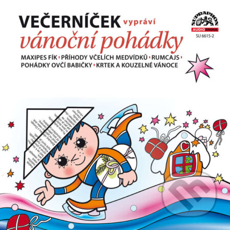 Audiokniha: Večerníček vypráví vánoční pohádky (Česká koleda, Dagmar Spanlangová, Eduard Krečmar, Eva Košlerová, Lidová koleda, Rudolf Čechura, Václav Čtvrtek a Zdeněk Miler). Supraphon, 2020 Audiokniha: Večerníček vypráví vánoční pohádky (Česká koleda, Dagmar Spanlangová, Eduard Krečmar, Eva Košlerová, Lidová koleda, Rudolf Čechura, Václav Čtvrtek a Zdeněk Miler). Supraphon, 2020