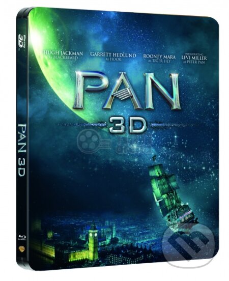 Film: Pan 3D Steelbook (Joe Wright) (Blu-ray3D). Filmaréna, 2016 Film: Pan 3D Steelbook (Joe Wright) (Blu-ray3D). Filmaréna, 2016