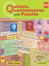 Kniha: Quizzes, Questionnaires and Puzzles (Miles Craven). Cambridge University Press, 2005 Kniha: Quizzes, Questionnaires and Puzzles (Miles Craven). Cambridge University Press, 2005