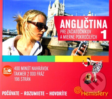 Audiokniha: Angličtina 1 pre začiatočníkov a mierne pokročilých (Hemisféry). Hemisféry Audiokniha: Angličtina 1 pre začiatočníkov a mierne pokročilých (Hemisféry). Hemisféry