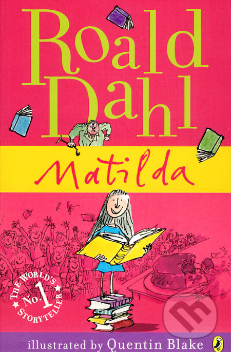 Kniha: Matilda (Roald Dahl). Puffin Books, 2008 Kniha: Matilda (Roald Dahl). Puffin Books, 2008