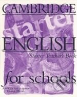 Kniha: Cambridge English for Schools - Starter (Andrew Littlejohn a Diana Hicks). Cambridge University Press, 1997 Kniha: Cambridge English for Schools - Starter (Andrew Littlejohn a Diana Hicks). Cambridge University Press, 1997