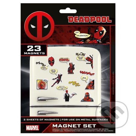Sada magnetek Marvel - Deadpool (23 ks) (Fantasy). Fantasy, 2020 Sada magnetek Marvel - Deadpool (23 ks) (Fantasy). Fantasy, 2020