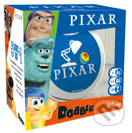 Společenská hra: Dobble Pixar (Fantasy). Fantasy, 2020 Společenská hra: Dobble Pixar (Fantasy). Fantasy, 2020