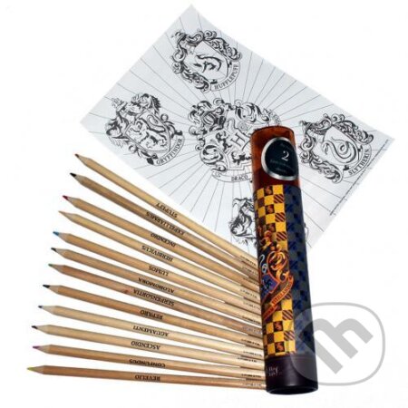 Tužky v tube s omaľovánkami Harry Potter: Set 12 kusov (Harry Potter). Harry Potter, 2020 Tužky v tube s omaľovánkami Harry Potter: Set 12 kusov (Harry Potter). Harry Potter, 2020