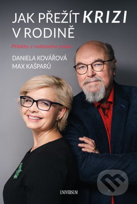 Kniha: Jak přežít krizi v rodině (Daniela Kovářová a Jaroslav Maxmilián Kašparů). Universum, 2020 Kniha: Jak přežít krizi v rodině (Daniela Kovářová a Jaroslav Maxmilián Kašparů). Universum, 2020