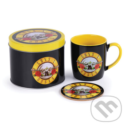 Darčekový set v plechovej krabičke Guns N' Roses: Bullet Logo (). , 2020 Darčekový set v plechovej krabičke Guns N' Roses: Bullet Logo (). , 2020