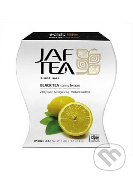 Kávy a čaje: 2619 JAFTEA Black Sunny Lemon pap. 100g (Liran). Liran, 2020 Kávy a čaje: 2619 JAFTEA Black Sunny Lemon pap. 100g (Liran). Liran, 2020