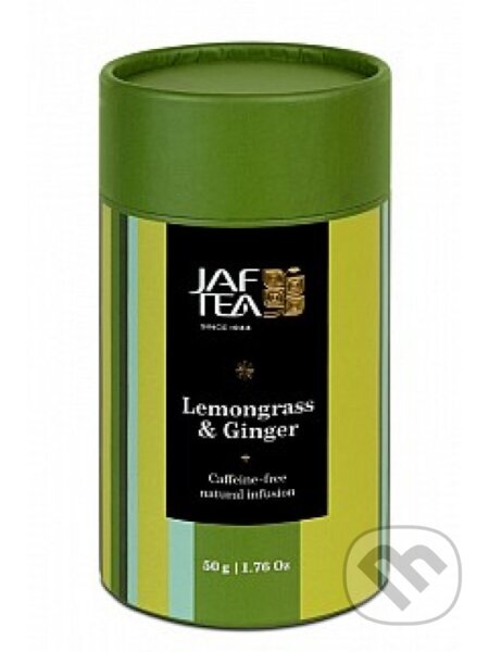 Kávy a čaje: 2629 JAFTEA Colours of Ceylon Lemongrass & Ginger pap. 50g (Liran). Liran, 2020 Kávy a čaje: 2629 JAFTEA Colours of Ceylon Lemongrass & Ginger pap. 50g (Liran). Liran, 2020