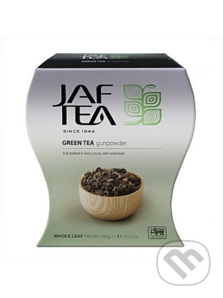 Kávy a čaje: 2650 JAFTEA Green Gunpowder pap. 100g (Liran). Liran, 2020 Kávy a čaje: 2650 JAFTEA Green Gunpowder pap. 100g (Liran). Liran, 2020