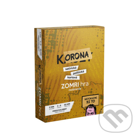 Spoločenská hra: Kauzy: Korona (rozšírenie) (ZOMRI). ZOMRI, 2020 Spoločenská hra: Kauzy: Korona (rozšírenie) (ZOMRI). ZOMRI, 2020