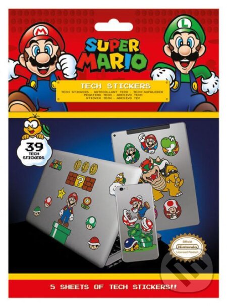 Sada Samolepek, Super Mario (Bonton Film). Bonton Film, 2020 Sada Samolepek, Super Mario (Bonton Film). Bonton Film, 2020
