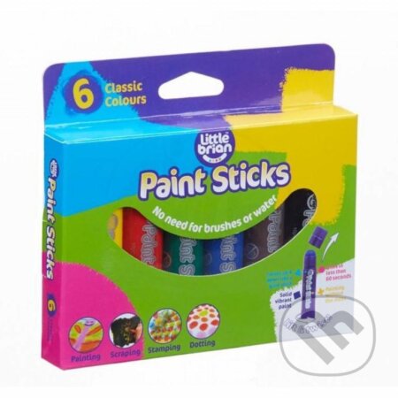 Little Brian Paint Sticks - Základní barvy 6 ks (EPEE). EPEE, 2020 Little Brian Paint Sticks - Základní barvy 6 ks (EPEE). EPEE, 2020