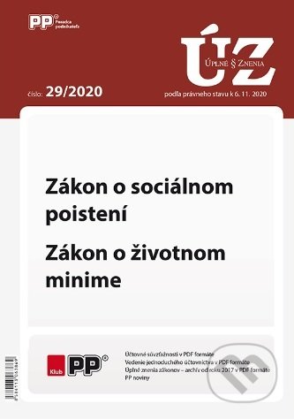 Úplné znenia zákonov29/2020 Zákon o sociálnom poistení, Zákon o životnom minime (Poradca podnikateľa). Poradca podnikateľa, 2020 Úplné znenia zákonov29/2020 Zákon o sociálnom poistení, Zákon o životnom minime (Poradca podnikateľa). Poradca podnikateľa, 2020