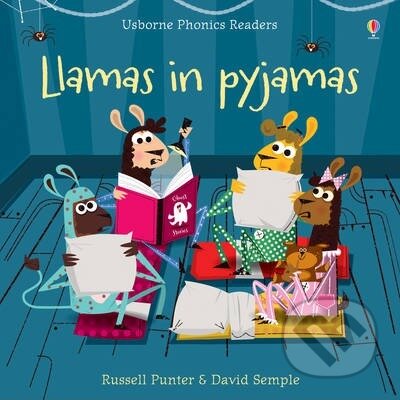 Kniha: Liamas in Pyjamas (Russell Punter). Usborne, 2017 Kniha: Liamas in Pyjamas (Russell Punter). Usborne, 2017