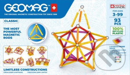 Spoločenská hra: Geomag Classic 93 dílků (Geomag). Geomag, 2020 Spoločenská hra: Geomag Classic 93 dílků (Geomag). Geomag, 2020