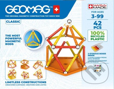 Spoločenská hra: Geomag Classic 42 dílků (Geomag). Geomag, 2020 Spoločenská hra: Geomag Classic 42 dílků (Geomag). Geomag, 2020