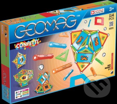Spoločenská hra: Geomag Confetti 114 dílků (Geomag). Geomag, 2020 Spoločenská hra: Geomag Confetti 114 dílků (Geomag). Geomag, 2020