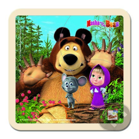 Puzzle: Máša a Medvěd a amliny: Puzzle 4 dílky (Bino). Bino, 2020 Puzzle: Máša a Medvěd a amliny: Puzzle 4 dílky (Bino). Bino, 2020