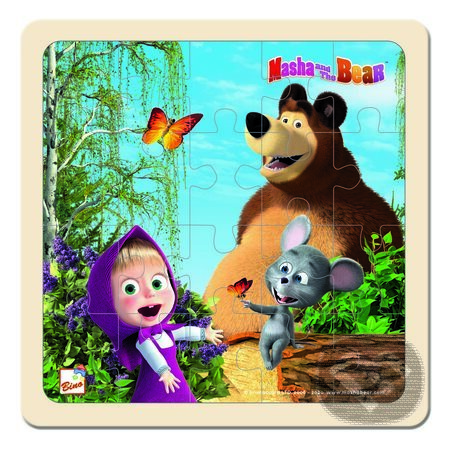 Máša a Medvěd s myškou: Puzzle 20 dílků, Bino, 2020