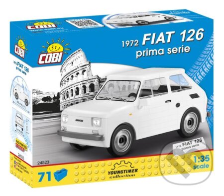 Stavebnice COBI - Fiat 126 prima serie, Magic Baby s.r.o., 2020