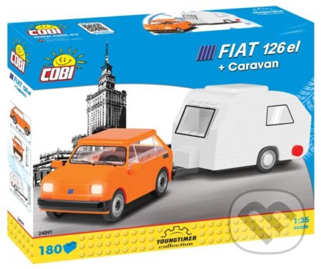 Spoločenská hra: Stavebnice COBI - POLSKÝ FIAT 126 el s karavanem (Magic Baby s.r.o.). Magic Baby s.r.o., 2020 Spoločenská hra: Stavebnice COBI - POLSKÝ FIAT 126 el s karavanem (Magic Baby s.r.o.). Magic Baby s.r.o., 2020