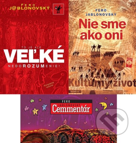 E-kniha: To je ale veľké nedorozumenie! + Cemmentár + Nie sme ako oni (Fero Jablonovský). František Jablonovský E-kniha: To je ale veľké nedorozumenie! + Cemmentár + Nie sme ako oni (Fero Jablonovský). František Jablonovský