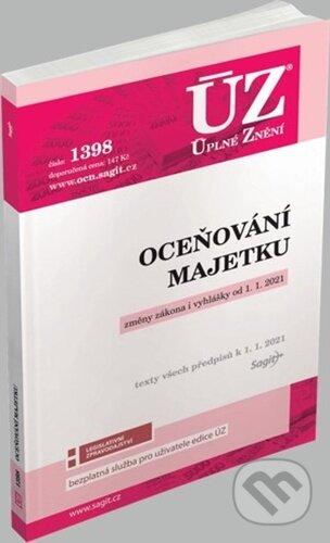 Kniha: Úplné Znění - 1398 Oceňování majetku (Sagit). Sagit, 2020 Kniha: Úplné Znění - 1398 Oceňování majetku (Sagit). Sagit, 2020