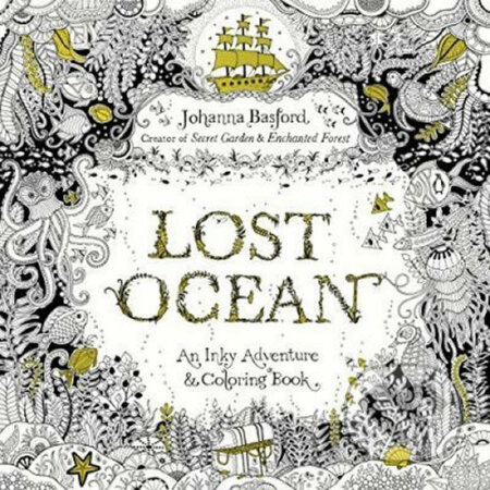 Kniha: Lost Ocean (Johanna Basford). Penguin Books, 2015 Kniha: Lost Ocean (Johanna Basford). Penguin Books, 2015