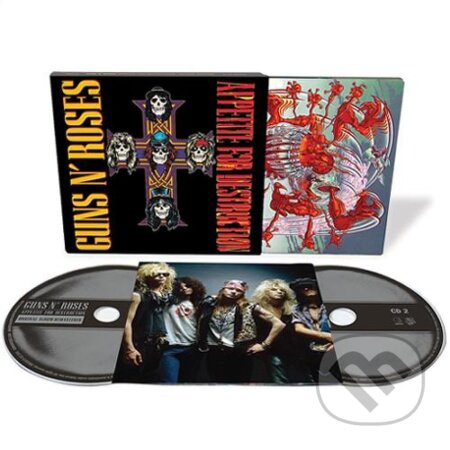 Hudební CD: Guns N' Roses: Appetite For Destruction (Deluxe) (Universal Music). Universal Music, 2018 Hudební CD: Guns N' Roses: Appetite For Destruction (Deluxe) (Universal Music). Universal Music, 2018