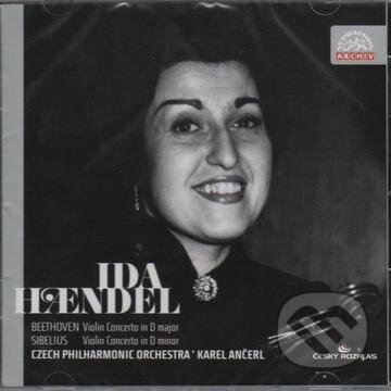 Hudobné CD: Ida Handel, Česká Filharmonie: Beethoven / Sibelius - Houslové koncerty (Supraphon). Supraphon, 2010 Hudobné CD: Ida Handel, Česká Filharmonie: Beethoven / Sibelius - Houslové koncerty (Supraphon). Supraphon, 2010
