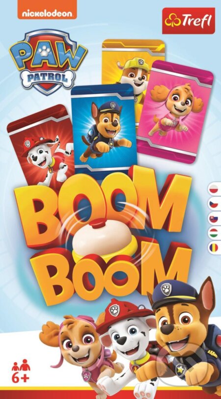Spoločenská hra: Boom Boom - Tlapková patrola (Trefl). Trefl, 2020 Spoločenská hra: Boom Boom - Tlapková patrola (Trefl). Trefl, 2020