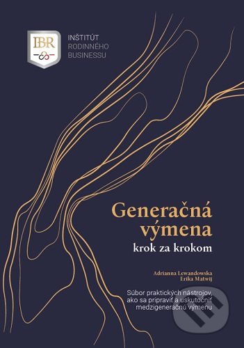 Kniha: Generačná výmena krok za krokom (Adrianna Lewandowska a Erika Matwij). Inštitút Rodinného Businessu, 2021 Kniha: Generačná výmena krok za krokom (Adrianna Lewandowska a Erika Matwij). Inštitút Rodinného Businessu, 2021