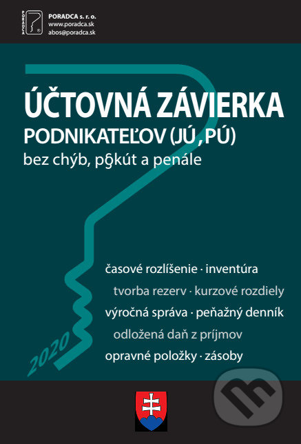 Kniha: Účtová závierka v JÚ a PÚ (Ivana Hudecová). Poradca s.r.o., 2021 Kniha: Účtová závierka v JÚ a PÚ (Ivana Hudecová). Poradca s.r.o., 2021
