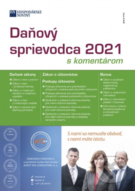 Kniha: Daňový sprievodca 2021 (Hospodárske noviny). Hospodárske noviny, 2021 Kniha: Daňový sprievodca 2021 (Hospodárske noviny). Hospodárske noviny, 2021