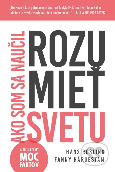 Kniha: Ako som sa naučil rozumieť svetu (Fanny Härgestam a Hans Rosling). Tatran, 2021 Kniha: Ako som sa naučil rozumieť svetu (Fanny Härgestam a Hans Rosling). Tatran, 2021