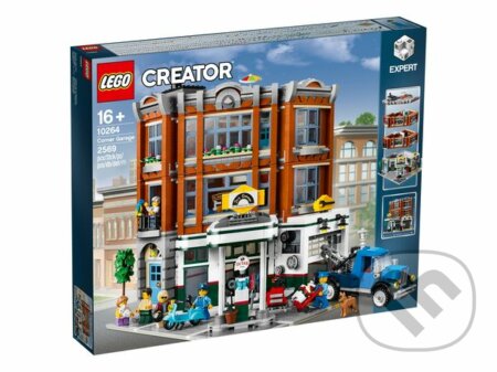 Spoločenská hra: Rohová garáž (LEGO). LEGO, 2021 Spoločenská hra: Rohová garáž (LEGO). LEGO, 2021