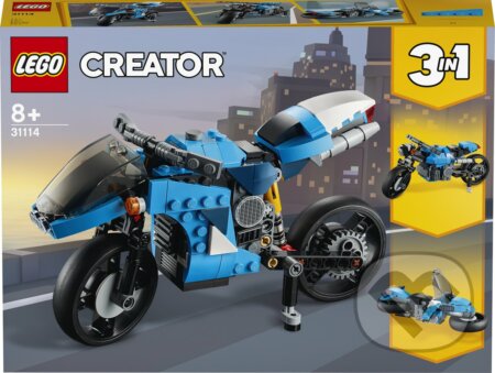 Supermotorka, LEGO, 2021