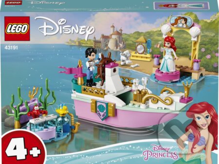 Spoločenská hra: Arielina slávnostná loď (LEGO). LEGO, 2021 Spoločenská hra: Arielina slávnostná loď (LEGO). LEGO, 2021
