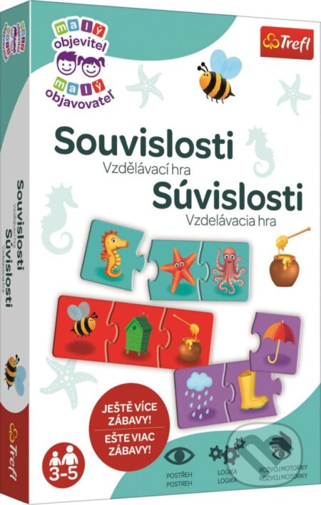 Spoločenská hra: Malý objevitel: Souvislosti - Nová verze (Trefl). Trefl, 2020 Spoločenská hra: Malý objevitel: Souvislosti - Nová verze (Trefl). Trefl, 2020