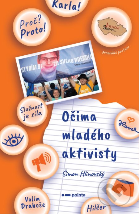 Kniha: Očima mladého aktivisty (Šimon Hlinovský). Pointa, 2021 Kniha: Očima mladého aktivisty (Šimon Hlinovský). Pointa, 2021
