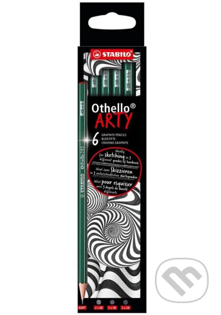 STABILO Othello - ARTY - balenie 6 ks - mäkká tvrdosť (STABILO). STABILO, 2021 STABILO Othello - ARTY - balenie 6 ks - mäkká tvrdosť (STABILO). STABILO, 2021