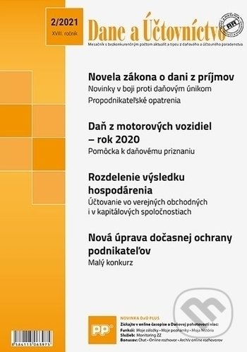 Dane a účtovníctvo 2/2021 (Eurokódex). Eurokódex, 2021 Dane a účtovníctvo 2/2021 (Eurokódex). Eurokódex, 2021
