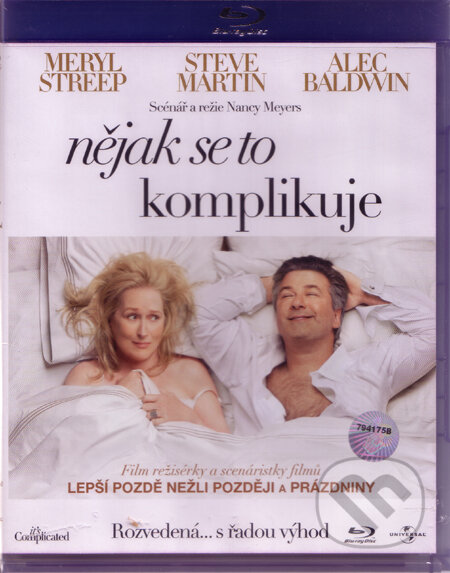 Film: Nejako sa to komplikuje (Nancy Meyers) (Blu-ray). Bonton Film, 2009 Film: Nejako sa to komplikuje (Nancy Meyers) (Blu-ray). Bonton Film, 2009