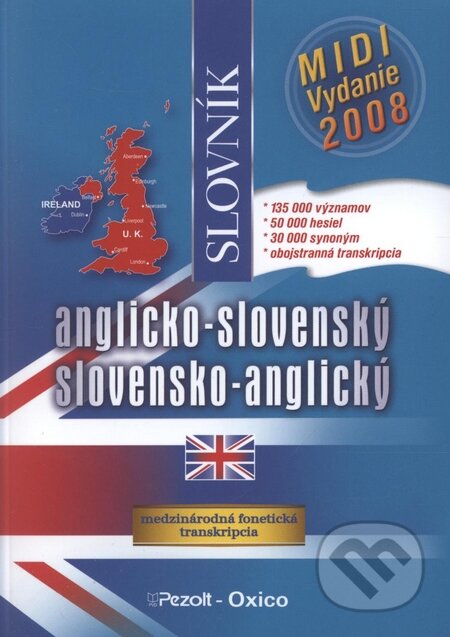 Kniha: Anglicko-slovenský, slovensko-anglický slovník - MIDI vydanie 2008 (Pezolt PVD). Pezolt PVD, 2008 Kniha: Anglicko-slovenský, slovensko-anglický slovník - MIDI vydanie 2008 (Pezolt PVD). Pezolt PVD, 2008