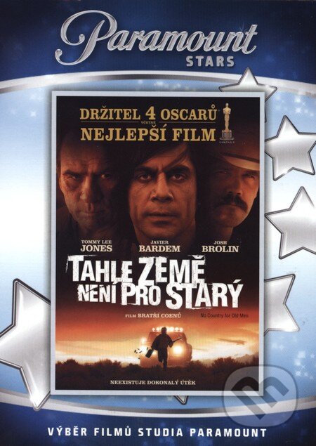 Film: Táto krajina nie je pre starých (Ethan Coen a Joel Coen) (DVD). Magicbox, 2007 Film: Táto krajina nie je pre starých (Ethan Coen a Joel Coen) (DVD). Magicbox, 2007