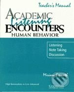 Kniha: Academic Listening Encounters: Human Behaviour (Miriam Espeseth). Cambridge University Press, 1999 Kniha: Academic Listening Encounters: Human Behaviour (Miriam Espeseth). Cambridge University Press, 1999