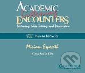 Audiokniha: Academic Listening Encounters: Human Behavior (Miriam Espeseth). Cambridge University Press, 2001 Audiokniha: Academic Listening Encounters: Human Behavior (Miriam Espeseth). Cambridge University Press, 2001
